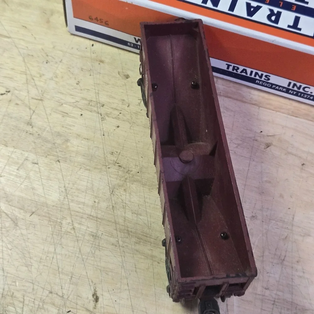 Lionel 6456 Lehigh Valley 25000 Maroon Hopper Car Postwar O Gauge w WOT box